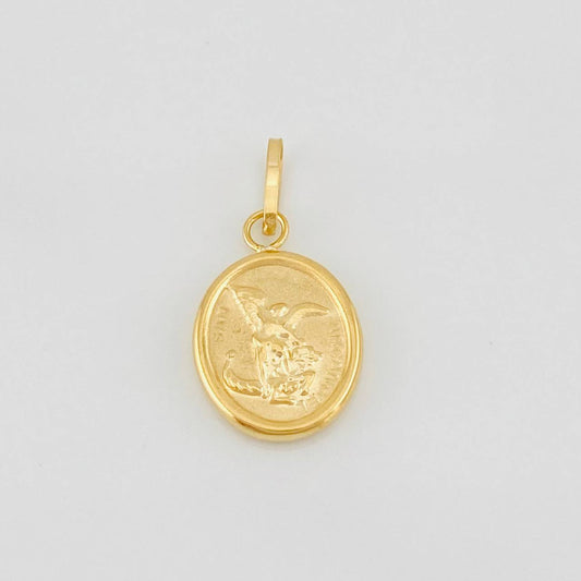 Dije San Miguel Arcángel 0.7g / 3/4 in Oro Amarillo 18K