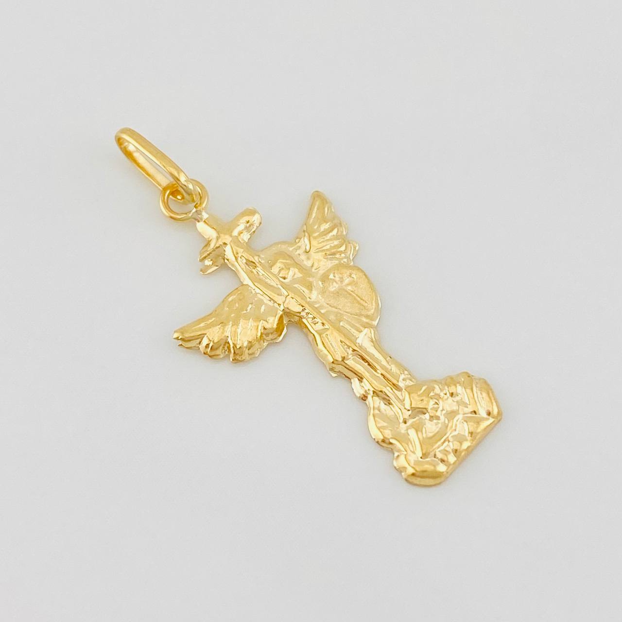 Dije San Miguel Arcángel 0.65g / 1 in Oro Amarillo 18K