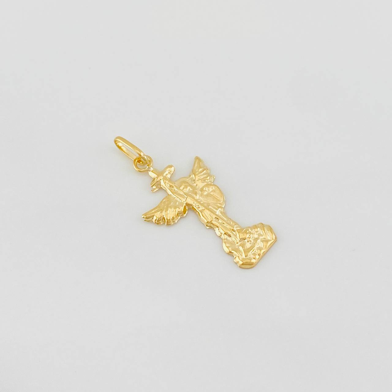 Pendant San Miguel Arcangel 0.6g / 1 in Yellow Gold 18K