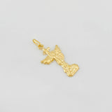 Pendant San Miguel Arcangel 0.6g / 1 in Yellow Gold 18K