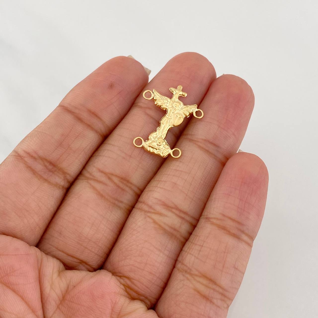 Charm Saint Michael Archangel 0.7g / 3/4 in Yellow Gold 18K