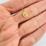 Dije Corona 0.4g / 1/2 in Oro Amarillo 18K