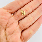 Dije Corona 0.4g / 1/2 in Oro Amarillo 18K