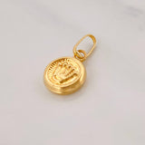 Dije Corona 0.4g / 1/2 in Oro Amarillo 18K