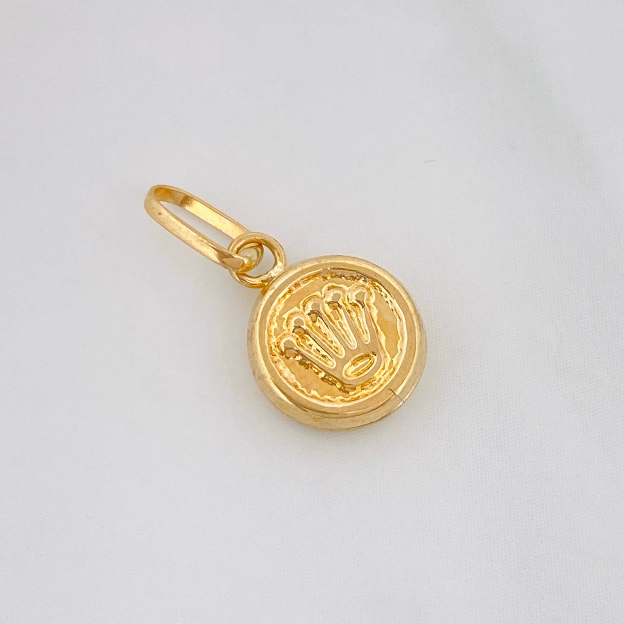 Dije Corona 0.4g / 1/2 in Oro Amarillo 18K