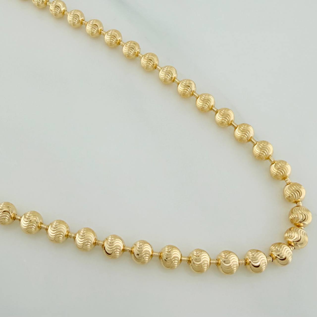 Military Chain 27.95 g / 26 1/4 in / 3.95 mm 18K Yellow Gold Nac.Esp. &