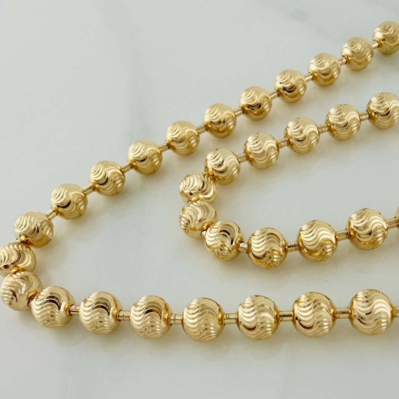 Military Chain 27.95 g / 26 1/4 in / 3.95 mm 18K Yellow Gold Nac.Esp. &