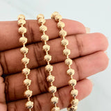 Military Chain 27.95 g / 26 1/4 in / 3.95 mm 18K Yellow Gold Nac.Esp. &