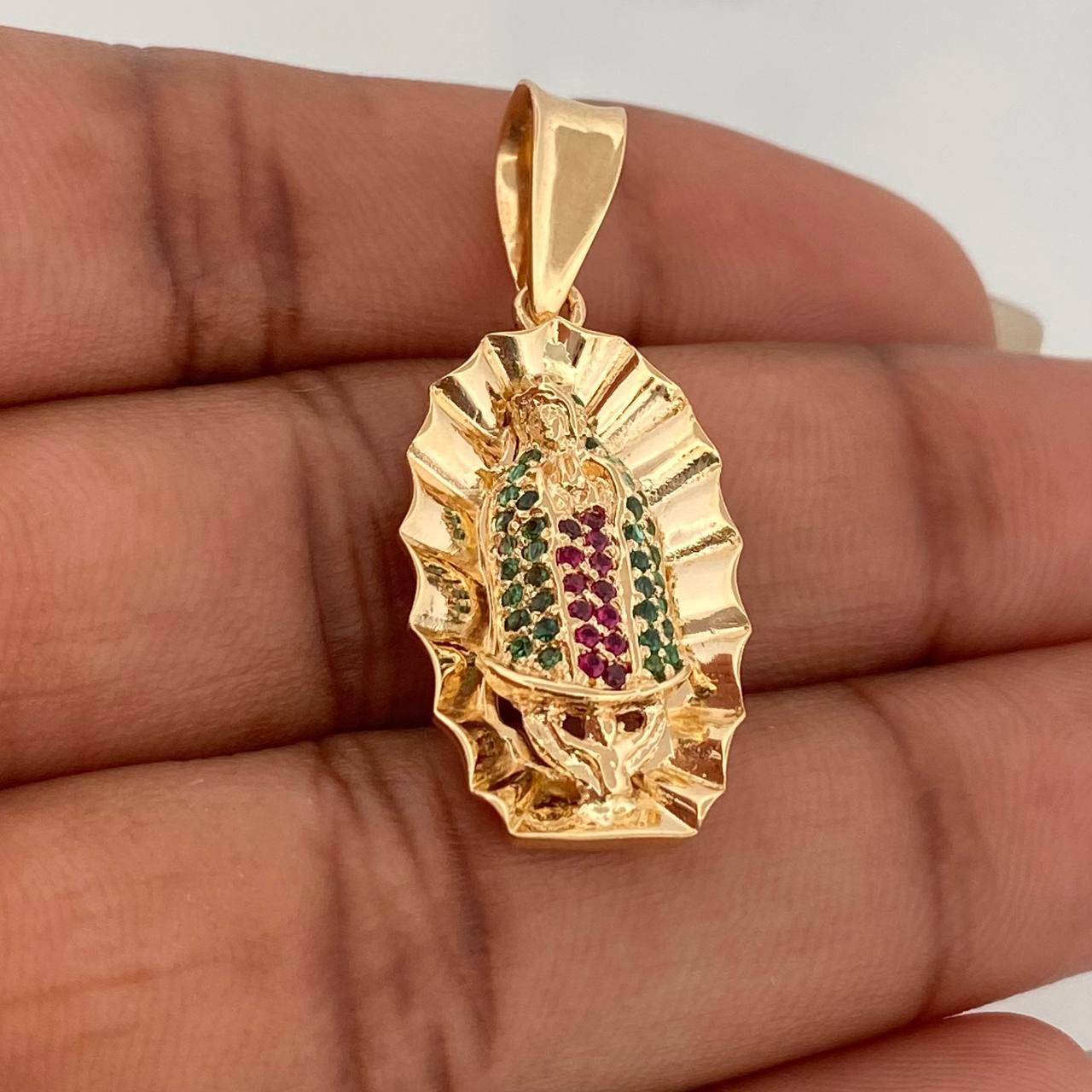 Dije Virgen Guadalupe 4gr / 1 1/4 in / Oro Amarillo 18K %