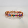 Anillo Churumbela Flores 2.75gr / T6 1/4 / Oro Rosa 18K %