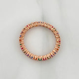 Anillo Churumbela Flores 2.75gr / T6 1/4 / Oro Rosa 18K %