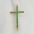Charm Cross 1.5gr / 1 1/4 in / 18K Yellow Gold %
