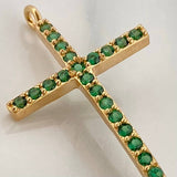Charm Cross 1.5gr / 1 1/4 in / 18K Yellow Gold %