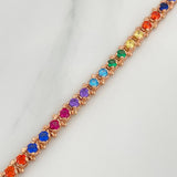Tennis Bracelet 9.55gr / 6 3/4 in / 18K Rose Gold %