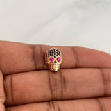 Charm Skull 2.5gr / 1/2 in / 18K Rose Gold %