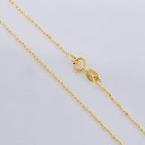 Mini Military Chain 1.4g / 18 in / 0.9mm Yellow Gold 18K