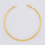Bismark Bracelet 2.7g / 7 1/2 in / 2.4mm Yellow Gold 18K