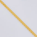 Pulso Chino 2.65g / 7 1/2 in / 2.4mm Oro Amarillo 18K