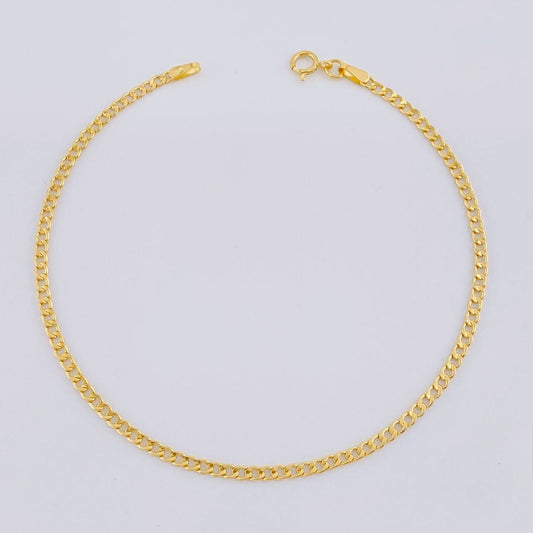 Cuban Links Bracelet 0.8g / 7 3/4 in / 2mm Yellow Gold 18K