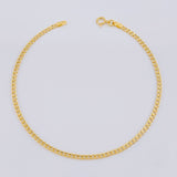 Pulso Cubano 0.75g / 7 1/2 in / 2mm Oro Amarillo 18K