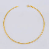 Cuban Links Bracelet 0.8g / 7 1/2 in / 2mm Yellow Gold 18K
