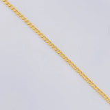 Cuban Links Bracelet 0.8g / 7 1/2 in / 1.05mm Yellow Gold 18K