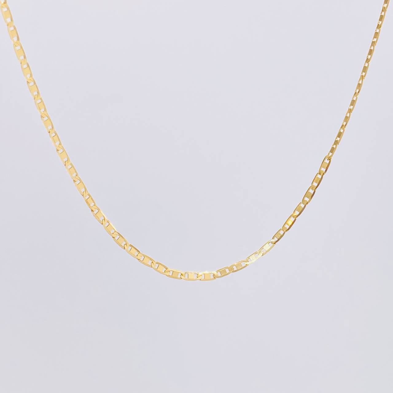 Flat Anchor Chain 2.05g / 18 in / 1.4mm Yellow Gold 18K