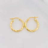 Candongas Sami 1.15g / 3/4 in Oro Amarillo 18K