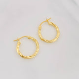 Candongas Sami 1.15g / 3/4 in Oro Amarillo 18K