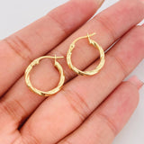 Candongas Sami 1.15g / 3/4 in Oro Amarillo 18K