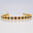 Halo Tennis Bracelet 13.3g / 7 in / 5.98mm 18K Yellow Gold