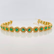 Bracelet Halo Tennis 12.95g / 7 in / 6.07mm Yellow Gold 18K