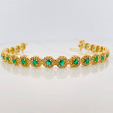 Bracelet Halo Tennis 12.95g / 7 in / 6.07mm Yellow Gold 18K