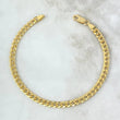 Pulso Cubano 5.1gr / 7 3/4 in / 4.75mm Oro Amarillo +1 18K !