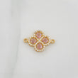 Herraje Trebol 1.7 g / 3/4 in Oro Amarillo 18K