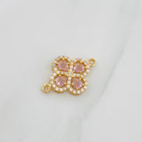 Herraje Trebol 1.7 g / 3/4 in Oro Amarillo 18K