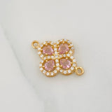Herraje Trebol 1.7 g / 3/4 in Oro Amarillo 18K