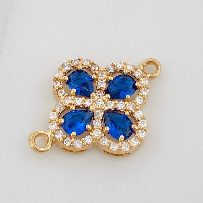 Herraje Trebol 1.6 g / 3/4 in Oro Amarillo 18K