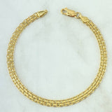 Pulso Chino 4.85gr / 7 1/2 in / 3.8mm Oro Amarillo +1 18K ©