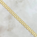 Pulso Chino 4.85gr / 7 1/2 in / 3.8mm Oro Amarillo +1 18K ©