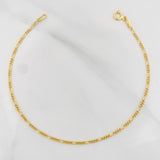 Pulso Figaro 0.75 g / 7 1/2 in / 1.5 mm Oro Amarillo 18K