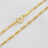 Pulso Figaro 0.75 g / 7 1/2 in / 1.5 mm Oro Amarillo 18K