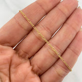 Pulso Figaro 0.75 g / 7 1/2 in / 1.5 mm Oro Amarillo 18K