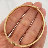 Bracelet Screw Hoop 6.2g / 6 3/4 in / 3.88mm Yellow Gold 18K
