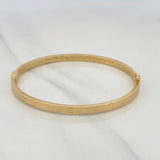 Bracelet Screw Hoop 6.2g / 6 3/4 in / 3.88mm Yellow Gold 18K