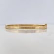 Bracelet Screw Hoop 6.2g / 6 3/4 in / 3.88mm Yellow Gold 18K