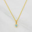 Set Cadena Lazo + Dije Halo Corazon / 1.85g / 18 in Oro Amarillo 18K