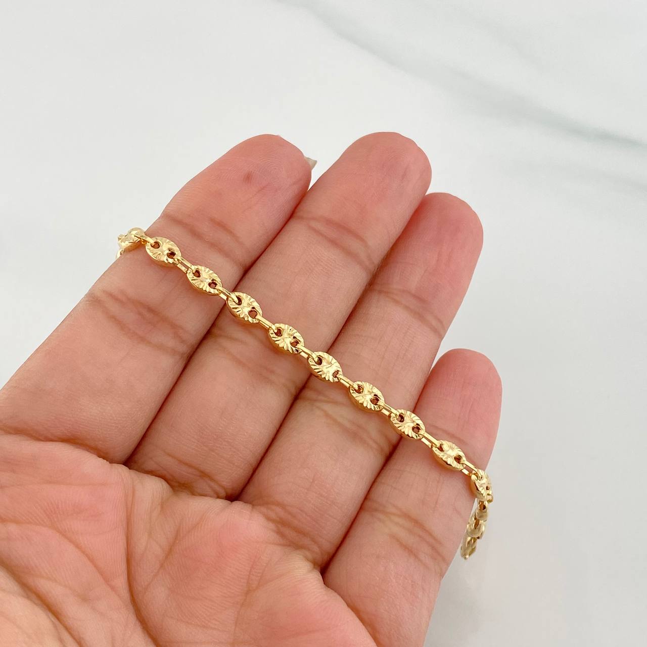 Pulso GC 3.8g / 7 in / 4mm Oro Amarillo 18K