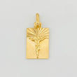 Christ Pendant 2.9g / 1 in Yellow Gold 18K