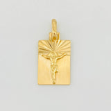 Christ Pendant 2.9g / 1 in Yellow Gold 18K